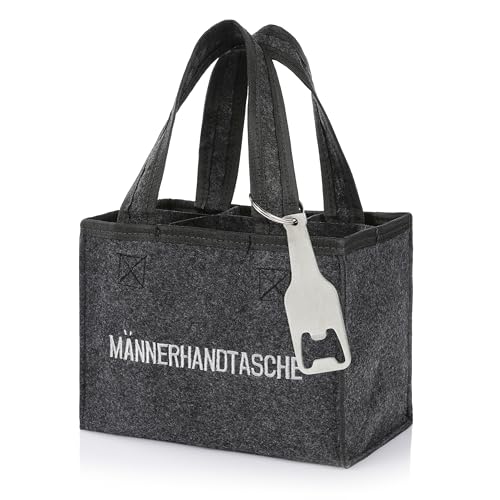 Nordstern Männerhandtasche aus Filz mit...