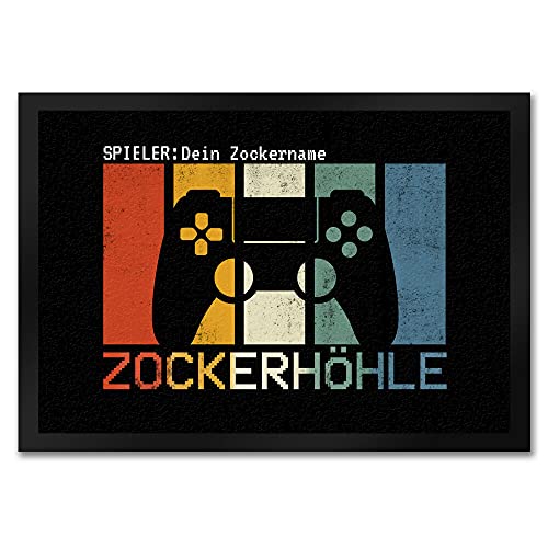 Fußmatte mit Zockerhöhle Controller...