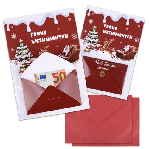 BHGT 2 Stück Weihnachtskarte...