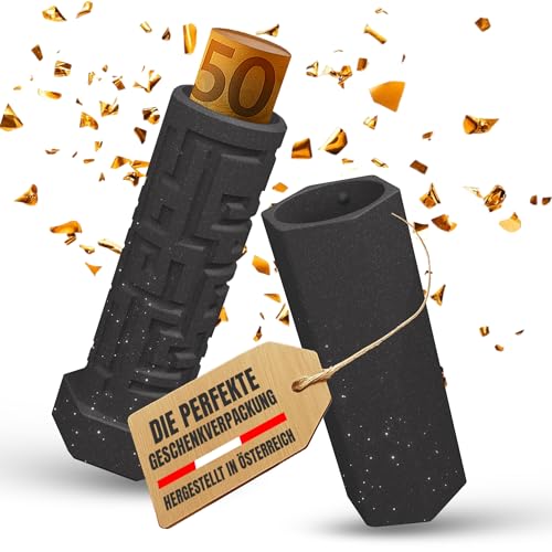 Wunscherfüller Geldgeschenk Schwarz Mit...