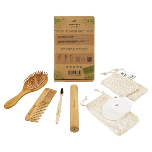 Majestnate Zero Waste Badezimmer-Set:...