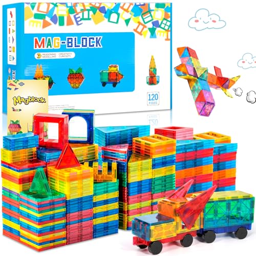 AQXONG 120Pcs Magnetische Bausteine...