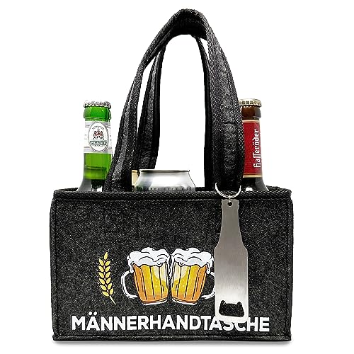 Witzige Männerhandtasche mit...