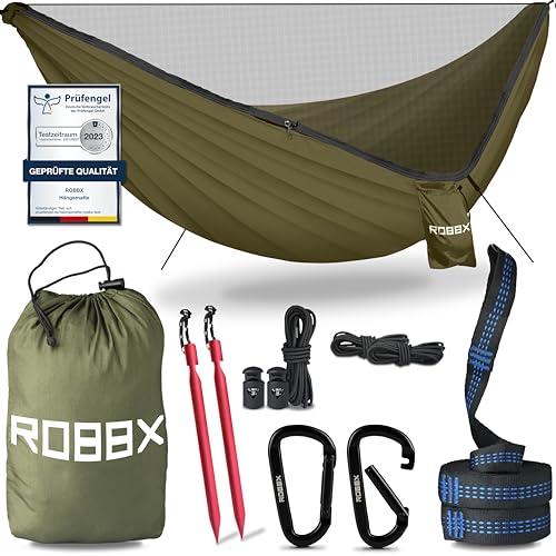 ROBBX® Hängematte Outdoor mit...